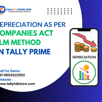 Depreciation in Tally Prime as Per Companies Act - SLM
